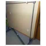 Heavy-Duty Commercial Grade Single-Bar Rolling Z Rack Garment Rack