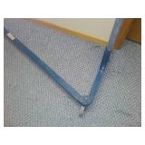 Heavy-Duty Commercial Grade Single-Bar Rolling Z Rack Garment Rack