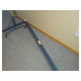 Heavy-Duty Commercial Grade Single-Bar Rolling Z Rack Garment Rack