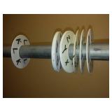 Heavy-Duty Commercial Grade Single-Bar Rolling Z Rack Garment Rack