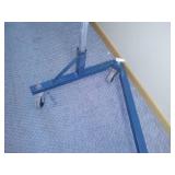 Heavy-Duty Commercial Grade Single-Bar Rolling Z Rack Garment Rack