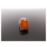 .925 Sterling Silver Agate Ring Size 6