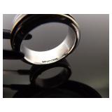.925 Sterling Silver Spinner Ring Size 9.25