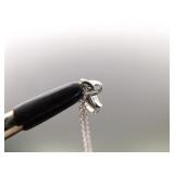 .925 Sterling Silver Crystal Bracelet