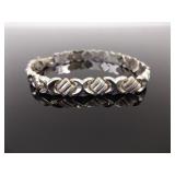 .925 Sterling Silver Hugs and Kisses Bracelet