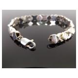 .925 Sterling Silver Hugs and Kisses Bracelet