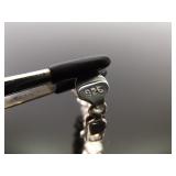 .925 Sterling Silver Hugs and Kisses Bracelet