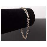 .925 Sterling Silver Charm Anklet / Bracelet