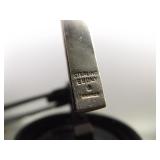 .925 Sterling Silver and Ebony Christian Cross Pendant
