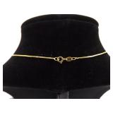 .925 Sterling Silver Sapphire Crystal Vermeil Pendant Necklace