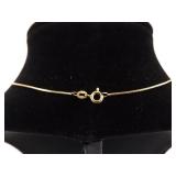.925 Sterling Silver Topaz Cross Vermeil Pendant Necklace