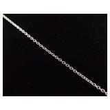 .925 Sterling Silver Ruby Crystal Heart Pendant Necklace