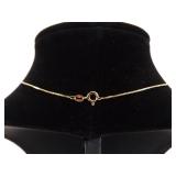 .925 Sterling Silver Ruby Crystal Heart Vermeil Pendant Necklace