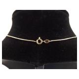 .925 Sterling Silver Crystal Diamond Accented Vermeil Pendant Necklace