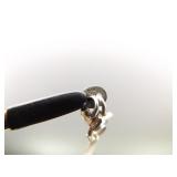 .925 Sterling Silver Crystal Solitaire Pendant Necklace