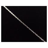 .925 Sterling Silver Crystal Solitaire Pendant Necklace