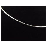 .925 Sterling Silver Crystal Solitaire Pendant Necklace