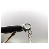 .925 Sterling Silver Crystal Solitaire Pendant Necklace