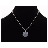 .925 Sterling Silver Stars Pendant Necklace