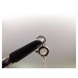 .925 Sterling Silver Stars Pendant Necklace