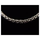 .925 Sterling Silver HEAVY Rope Necklace
