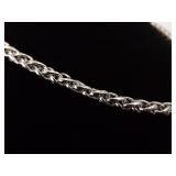 .925 Sterling Silver HEAVY Rope Necklace