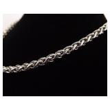 .925 Sterling Silver HEAVY Rope Necklace