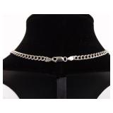 .925 Sterling Silver Charm Necklace