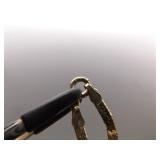 .925 Sterling Silver Herringbone Vermeil Necklace