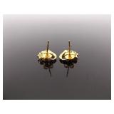 .925 Sterling Silver Crystal Heart Vermeil Earring, Pendant, and Necklace Set