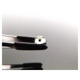 .925 Sterling Silver Inlayed Onyx Shell Post Earrings