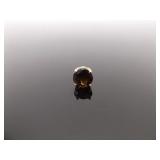 .925 Sterling Silver Faceted Chocolate Smokey Quartz Vermeil Post Earrings