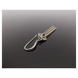 .925 Sterling Silver Bar Dangle Earrings