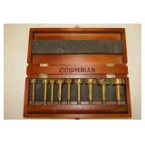10 PIECE COLUMBIAN FORSTNER DRILL BIT SET IN ORIGINAL BOX Missing 1 Piece
