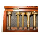 10 PIECE COLUMBIAN FORSTNER DRILL BIT SET IN ORIGINAL BOX Missing 1 Piece