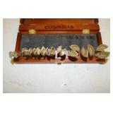 10 PIECE COLUMBIAN FORSTNER DRILL BIT SET IN ORIGINAL BOX Missing 1 Piece