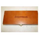 10 PIECE COLUMBIAN FORSTNER DRILL BIT SET IN ORIGINAL BOX Missing 1 Piece