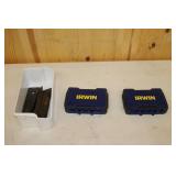Lot of (2) 6-PC. Irwin Auger Wood Drilling Bit Set