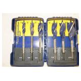 Lot of (2) 6-PC. Irwin Auger Wood Drilling Bit Set