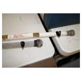Lot of (2) Hockey Stick Wall Mounted Coat Rack
