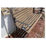 Outdoor Vintage Wooden Bench
