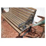 Outdoor Vintage Wooden Bench