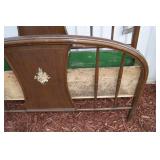 Vintage Bed Frame Now is A Flower Bed - Yard Art