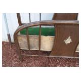 Vintage Bed Frame Now is A Flower Bed - Yard Art