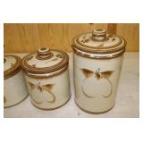 Lot of 4 Canister Set