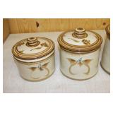 Lot of 4 Canister Set