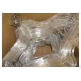 Brand New Box Of Plastic Coat Hangers