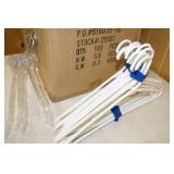 Brand New Box Of Plastic Coat Hangers