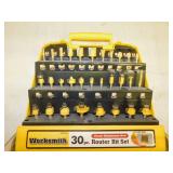 Worksmith 30pc. Router Bit Set