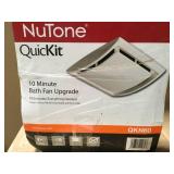 NuTone QuicKit 60 CFM 2.5 Sones Bath Fan Upgrade Kit QKN60S Bathroom in good condition